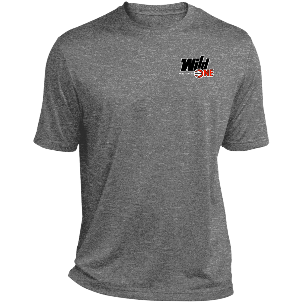Vintage Wild One Roll-O-Flex Snowmobiles Heather Performance Tee