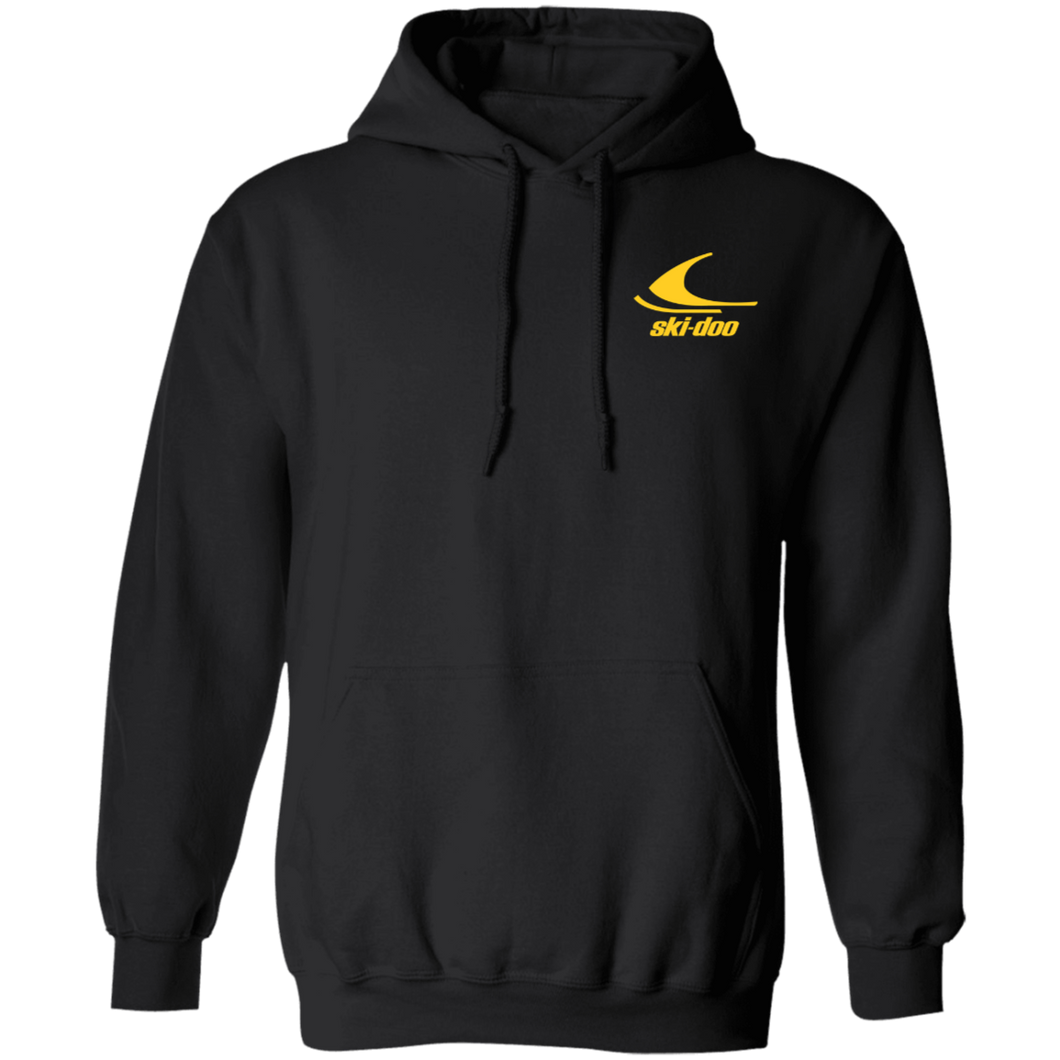 1970s Vintage Yellow Ski-doo Pullover Hoodie
