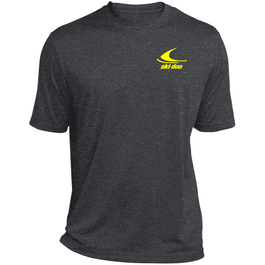 Vintage 1970s Style Ski-Doo Snowomobile Heather Performance Tee