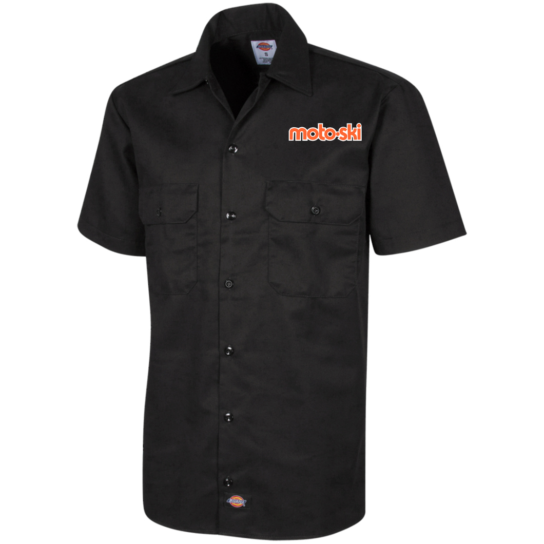 Vintage Moto-Ski Dickies Men's Short Sleeve Workshirt