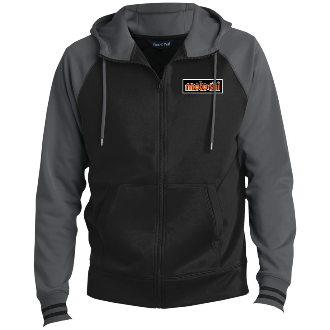 Vintage Moto-Ski ST236 Men's Sport-Wick® Full-Zip Hooded Jacket