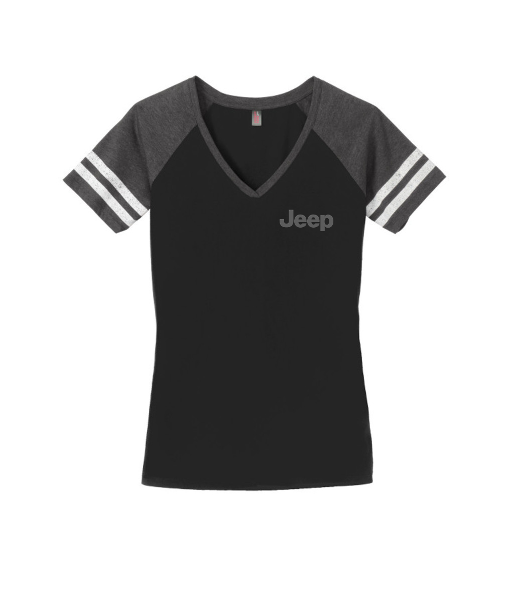 Vintage Jeep District Made Women's V-Neck or Similar