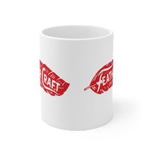 Feather Craft Boats White Ceramic Mug by Retro Boater