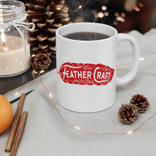 Feather Craft Boats White Ceramic Mug by Retro Boater