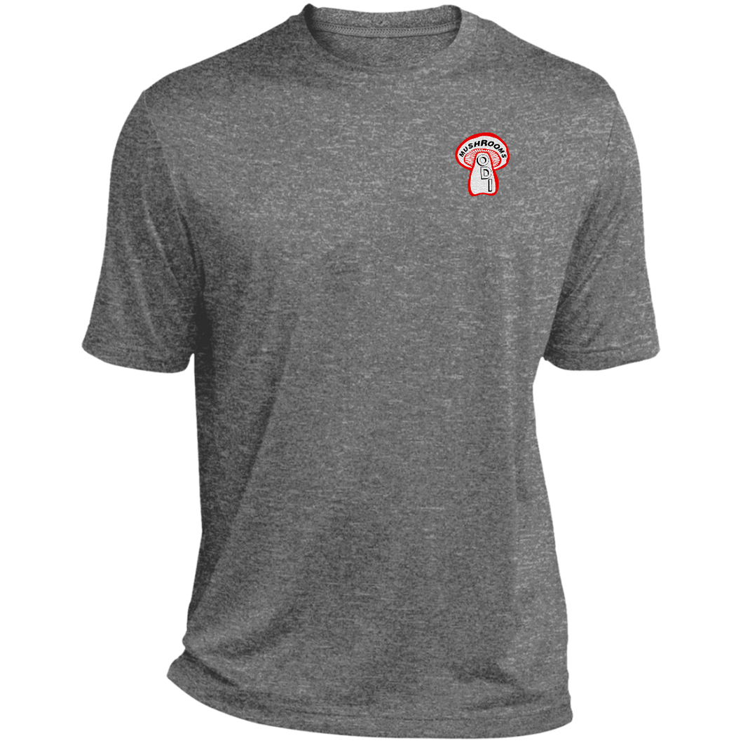 Distressed Look IDI BMX Mushrooms Heather Performance Tee