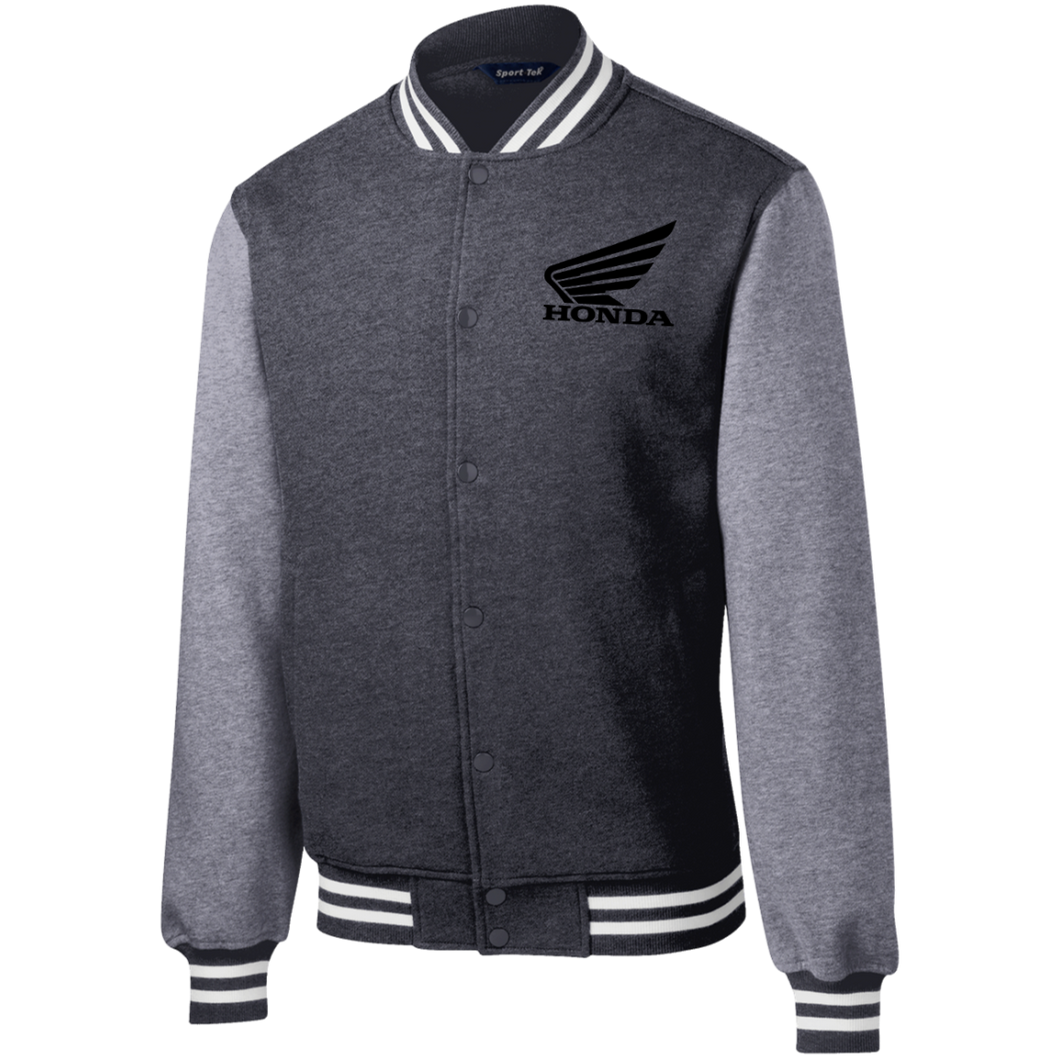 Classic Honda Goldwing Motorcycle Fleece Letterman Jacket