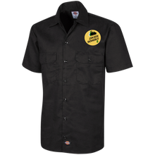 Vintage John Deere Snowmobiles Dickies Men's Short Sleeve Workshirt