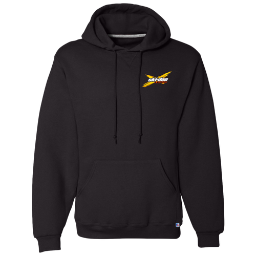 Late 1990s Classic Ski-Doo Snowmobiles Dri-Power Fleece Pullover Hoodie