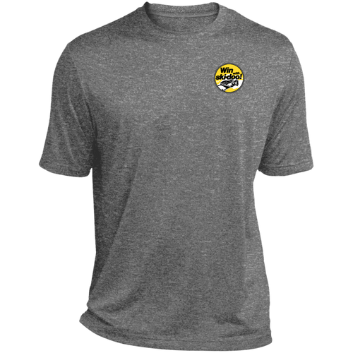 Vintage Win with Ski-Doo Snowmobiles Heather Performance Tee