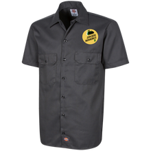 Vintage John Deere Snowmobiles Dickies Men's Short Sleeve Workshirt