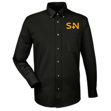 S&N M500 Harriton Mens Easy Blend Long Sleeve Twill Shirt