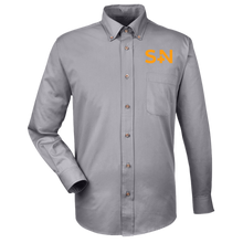 S&N M500 Harriton Mens Easy Blend Long Sleeve Twill Shirt
