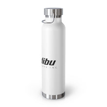 Vintage Malibu Boats in Black 22oz Vacuum Insulated Bottle