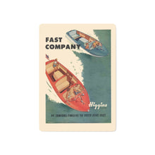 Classic Higgins Boat Ad Custom Poker Cards