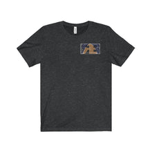 Retro Boater Logo with Back Graphic Unisex Jersey Short Sleeve Tee