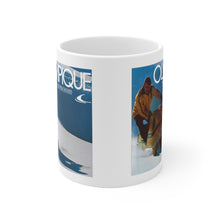 Vintage 1970 SKi-Doo Olympique White Ceramic Mug by SpeedTiques