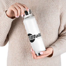 Vintage Malibu Boats in Black 22oz Vacuum Insulated Bottle