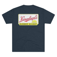 Turtle Club Vintage Style Distressed Leinenkugels Summer Shandy Beer Men's Tri-Blend Crew Tee