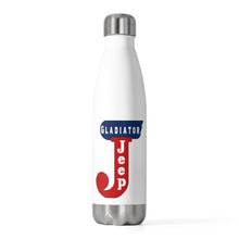 1960s Vintage Red and Blue Jeep Gladiator 20oz Insulated Bottle