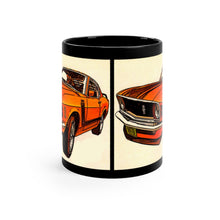 1970 Ford Mustang Boss 302 Black mug 11oz