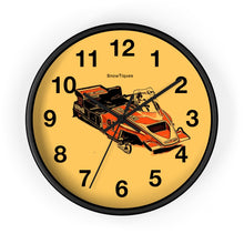 Twin Track Moto-Ski 1981 Wall clock by Snowtiques