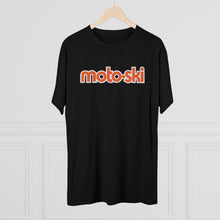 Vintage Moto-Ski Snowmobile Men's Tri-Blend Crew Tee