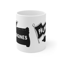 Palmer Boat Marine Engines White Ceramic Mug by Retro Boater