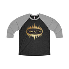 Lone Star by Classic Boater Womens Tri-Blend Unisex 3/4 Raglan