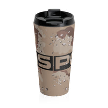 Classic Polaris Desert Storm Camo ATV UTV Stainless Steel Travel Mug
