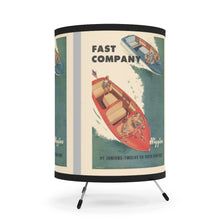 Classic Higgins Boat Tripod Lamp with High-Res Printed Shade, US/CA plug