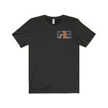 Retro Boater Logo with Back Graphic Unisex Jersey Short Sleeve Tee