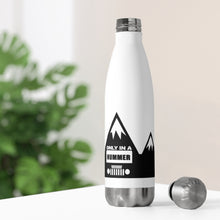 Classic Black White Mountain Design Only in a Hummer20oz Insulated Bottle