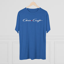 Vintage 1958 Chris Craft Silver Arrow Men's Tri-Blend Crew Tee by Retro Boater