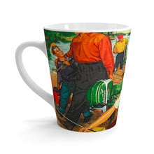 Vintage Johnson Outboard Latte mug by Retro Boater