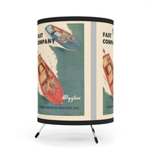 Classic Higgins Boat Tripod Lamp with High-Res Printed Shade, US/CA plug