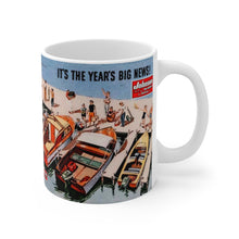Antique 1955 Johnson Sea-Horse Outboard Engines Mug 11oz by Retro Boater