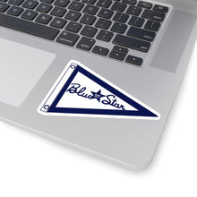 Blue Star Boats Kiss-Cut Stickers by Retro Boater