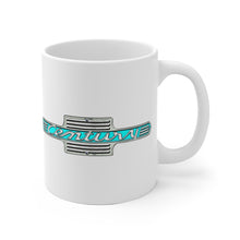 Late 40s Vintage Century Boat Emblem White Ceramic Mug