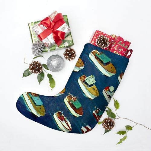 1950s Chris Craft Christmas Stockings