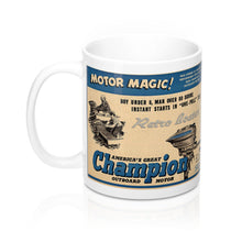 Champion Outboard Engines 11oz Mug by Retro Boater