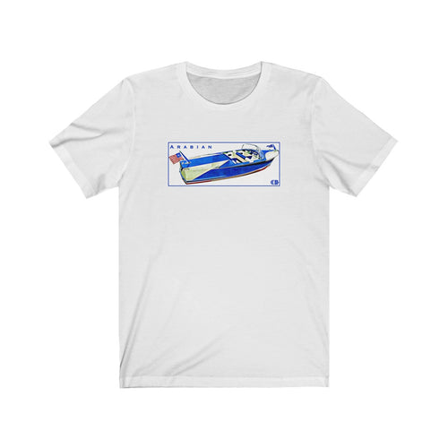 Century Arabian Unisex Jersey Short Sleeve Tee by the Classic Boater