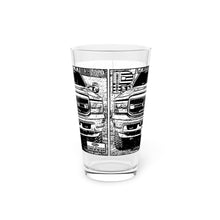 Gary Ford Powerstroke Pint Glass, 16oz