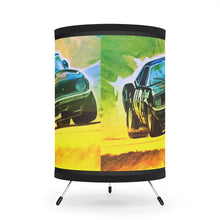 Vintage Plymouth Cuda AAR Ad Tripod Lamp with High-Res Printed Shade, US\CA plug