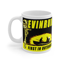 Vintage Evinrude White Ceramic Mug by Retro Boater