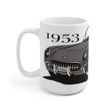 1953 Chevy Corvette White Ceramic Mug by SpeedTiques