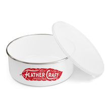 Vintage Feather Craft Boat Company Enamel Boat Bowl by Retro Boater