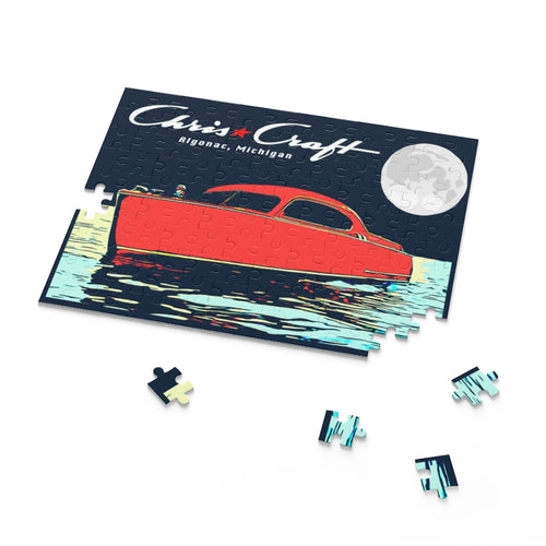 Vintage early 50s Chris Craft Sedan Sign Puzzle (120, 252)