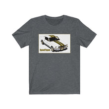 1965 Ford Mustang Fastback Unisex Jersey Short Sleeve Tee by Speedtiques