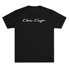 Vintage 1958 Chris Craft Silver Arrow Men's Tri-Blend Crew Tee by Retro Boater