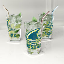 Classic Landshark Beer Pint Glass, 16oz